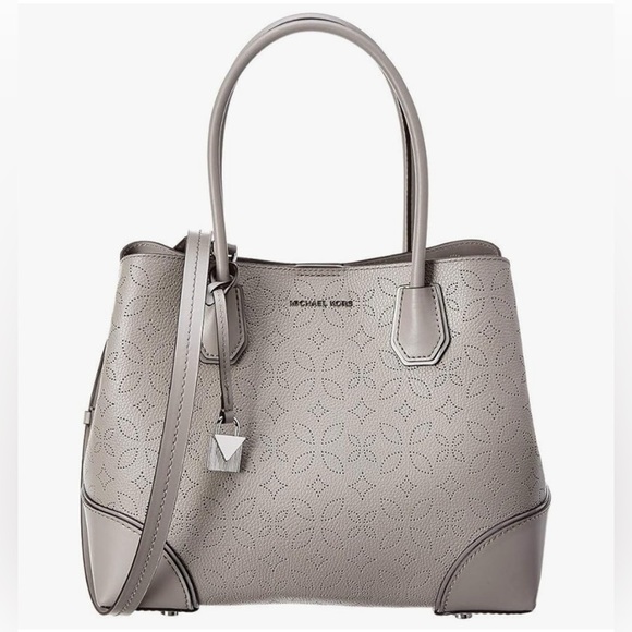 Michael Kors Handbags - Michael Kors MICHAEL Mercer Gallery Gray Leather Tote